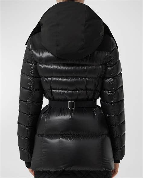 burberry puffer coat outlet|burberry burniston belted puffer coat.